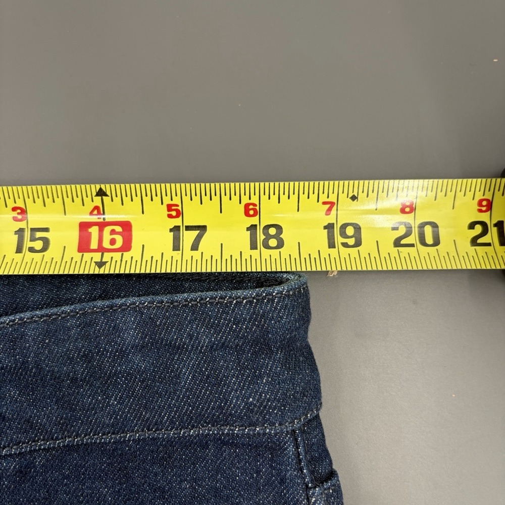 Candiani Denim Selvedge 5 Pocket Sample Jeans Size 37x32 Blue Button Fly Slim - Picture 10 of 12